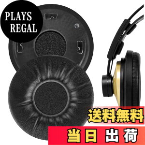 �y���������zGeekria �C���[�p�b�h QuickFit �݊��� �p�b�h �A�[�J�[�Q�[ AKG K121, K121S, K141 MK II, K142 HD �w�b�h�z���ɑΉ� �p�b�h �C���[/�C���[�J�b�v (�v���e�C�����U�[/�u���b�N)