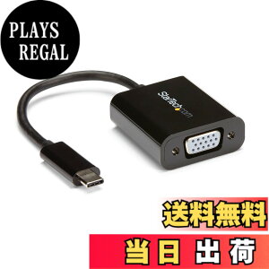 �y���������zStarTech.com USB-C - VGA �f�B�X�v���C�ϊ��A�_�v�^�[�^1920x1200�i1080p�j�^DP Alt���[�h�^Thunderbolt 3�Ή��^USB Type-C�p�\�R������VGA���j�^�[ �v���W�F�N�^�[�ւ̕ϊ��R�l�N�^�[ CDP2VGA