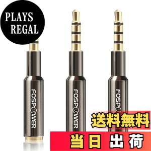 �y���������zFosPower �X�e���I �I�[�f�B�I �w�b�h�z�� �ڑ��~�j�v���O/�����ϊ��A�_�v�^�[ �W��3.5mm (�I�X-���X)�y���X�����݌v | 4��TRRS | 24K �����b�L�[�q�z (3�p�b�N)