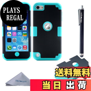 �y���������zWisdompro iPod Touch 7 �P�[�X iPod Touch 6/5 �P�[�X �Ռ��z�� �O�d�\�� �S�ʕی� �\�t�g�V���R���{�n�[�hPC ���h�~ �A�C�|�b�g�^�b�` ��7/6/5����Ή� (�O���[���{�u���b�N)