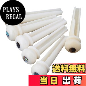 �y���������zYibuy 6���� ���F �A�R�[�X�e�B�b�N�M�^�[ Bone Bridge Pins with Pearl Shell Dot