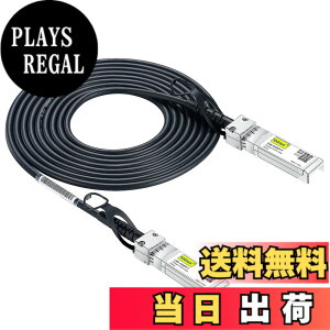 �y���������z10Gtek 10G SFP+ �P�[�u��, SFP+ DAC Twinax�P�[�u��, Cisco SFP-H10GB-CU3M�A Meraki�AUbiquiti UniFi�AMikrotik�AFortinet�A Netgear�AD-Link�ASupermicro�ATP-Link�Ȃǌ݊�, 3m