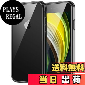 �y���������zJETech iPhone SE 2020/2022 (��2/3����) iPhone8 iPhone7 �P�[�X ���΂݂Ȃ� �o���p�[ �Ռ��z�� �����h�~ (�u���b�N)