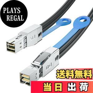 �y���������z10Gtek 12Gbps Mini SAS HD SFF-8644 to SFF-8644 �P�[�u�� NVMe�G���N���[�W���[/�X�g���[�W�A���C SAN & JBOD �Ή� 100�I�[�� 2m
