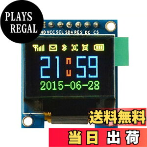 �y���������zKKHMF 0.95 SPI �C���`�J���[ OLED ���j�^���W���[�� For Arduino