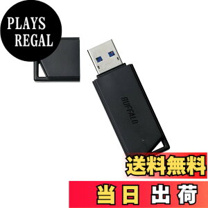 �y���������z�o�b�t�@���[ BUFFALO USB3.1(Gen1)�Ή� USB�������[ �o�����[���f�� 128GB �u���b�N RUF3-K128GB-BK
