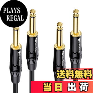 �y���������zCable Matters 2�{�Z�b�g �M�^�[�P�[�u�� - 1.8m�A�M�^�[ �V�[���h�A 6.35mm���m�����v���O �y��p�P�[�u�� TS �X�g���[�g�v���O