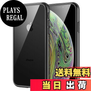 �y���������zJETech iPhonexs/iPhonex �P�[�X (5.8�C���`��piPhone X/Xs) ���΂݂Ȃ� �Ռ��z�� �o���p�[�J�o�[ �����h�~ �N���A�o�b�N (�u���b�N)