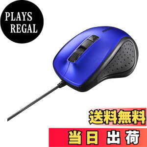 �y���������z�o�b�t�@���[ BUFFALO �L�� BlueLED �É� 5�{�^���}�E�X �u���[ BSMBU308BL