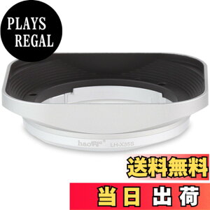 �y���������zHaoge LH-X35S �o���l�b�g���^���X�N�G�A�����Y�t�[�h�V�F�[�h for Fuji Fujinon XF 35mm F2 R WR XF35mmF2 , XF 23mm f2 R WR XF23mmF2 , XC 35mm F2 XC35mmF2 �����Y �����p LH-XF35-2 ��