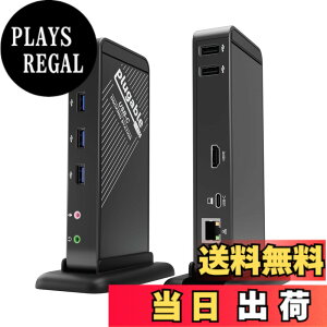 �y���������zPlugable USB-C �h�b�L���O�X�e�[�V���� 60W �[�d�@�\�t�� DP��փ��[�h HDMI �L��LAN �C�[�T�l�b�g USB3.0 x3 USB2.0 x2 �������o��