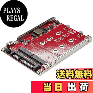 �y���������zStarTech.com 2�X���b�gM.2 - SATA�A�_�v�^ 2.5�C���`�h���C�u�x�C�Ή� RAID 2x M.2 NGFF SSD�A�_�v�^ SATA 3.0(6Gbps) S322M225R