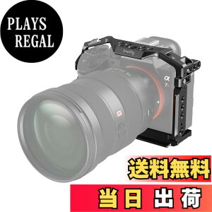 �y���������zSmallRig A7 III / A7R III �J�����P�[�W Sony Alpha 7 III/Alpha 7R III �p�A�A���J�K�i�p�N�C�b�N�����[�X�v���[�g�t���A���~�j�E�������A�����R�[���h�V���[�ANATO ���[���A�l�W���t�� �y�� 