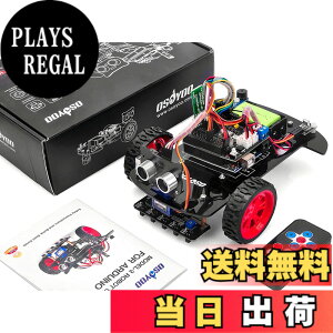�y���������zOSOYOO2�� �쓮 �X�}�[�g ���{�b�g�J�[ �X�^�[�^�[�L�b�g Arduino�݊��� UNO R3 �v���W�F�N�g 2WD Smart Robot Car Kit �I�[�v���\�[�X ���烍�{�b�g �m�� ���{�������(9V�d�r�t��)