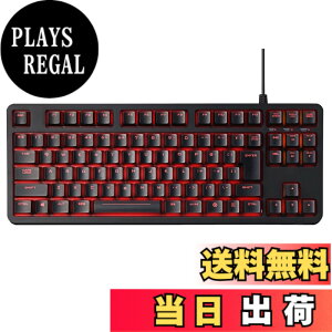 �y���������z�G���R�� USB-A �Q�[�~���O�L�[�{�[�h ���J�j�J�� ���� 5000����ϋv�X�C�b�` ���{��z�� �Q�[�~���O�L�[�L���b�v�t�� �S�L�[���[���I�[�o�[�Ή� LED���� �u���b�N ECTK-G01UKBK