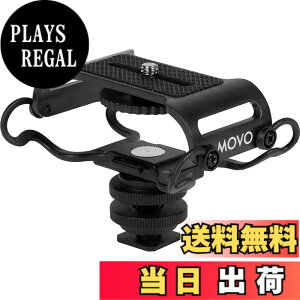 �y���������zMovo SMM5-B���j�o�[�T���}�C�N�ƃ|�[�^�u�����R�[�_�[�V���b�N�}�E���g - Zoom H1n�AH2n�AH4n�AH5�AH6�ATascam DR-40x�ADR-05x�ADR-07x�ȂǂɓK���B1/4�C���`�̎��t���l�W(�u���b�N)�B