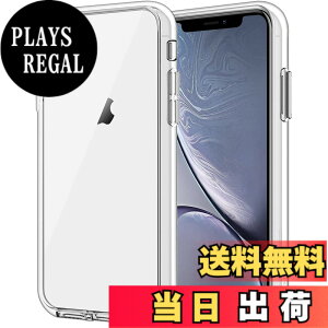 �y���������zJETech iPhonexr �P�[�X (6.1�C���`��piPhone XR) ���΂݂Ȃ� �Ռ��z�� �o���p�[�J�o�[ �����h�~ �N���A�o�b�N (�N���A)
