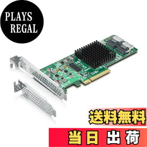 �y���������z10Gtek Internal PCI Express SAS/SATA HBA RAID Controller Card�A8�|�[�g 6Gb /s�ALSI SAS2008�{�[�h�i�`�b�v�j�����ALSI 9211-8I����