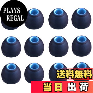 �y���������zA-Focus �C���[�s�[�X JBLT110BT,ARKARTECHT6,SONYMDR/XBA �����a�_�C��3.8mm�|4.0mm�C���z���ɑΉ� �n�C�u���b�h�C���[�s�[�X �V���R���� �������� �ϋv�� 12��6�y�A Black�]Blue L�T�C�Y