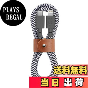 �y���������zNATIVE UNION [�l�C�e�B�u���j�I��] BELT Cable USB-C to ���C�g�j���O �f�[�^���� �}���[�d�P�[�u�� [MFi�F��] iPhone/iPad�Ή� (1.2m)(Zebra)