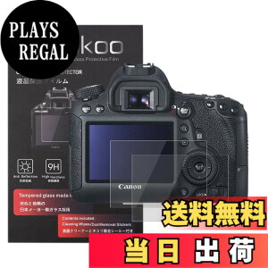 �y���������zkinokoo �t���ی�t�B���� CANON EOS 6D��p �d�x9H �����ߗ� �ώw�� �C�A���� �����K���X ����0.25mm 2���Z�b�g �W���N���X�t��(EOS 6D)��p