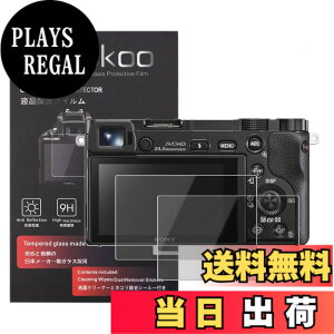 �y���������zkinokoo �t���ی�t�B���� SONY �f�W�^���J���� a6400/a6300/a6000/NEX-7/NEX-6/NEX-5/NEX-3��p �d�x9H �����ߗ� �ώw�� �C�A���� �����K���X ����0.3mm 2���Z�b�g �W���N���X�t��(a6400/a6300/a6000/NEX