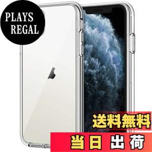 �y���������zJETech iPhone11ProMax�P�[�X 2019 ���f��6.5�C���`��p 11 Pro Max ���΂݂Ȃ��Ռ��z�� �o���p�[�J�o�[ �����h�~ �N���A�o�b�N (�N���A)