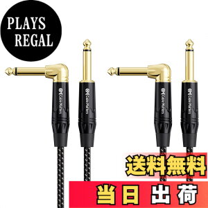 �y���������zCable Matters 2�{�Z�b�g �ґg�M�^�[�P�[�u�� - 3m�A�M�^�[ �V�[���h S-L�^�A 6.35mm���m�����v���O �y��p�P�[�u�� TS �X�g���[�g - L �^�v���O