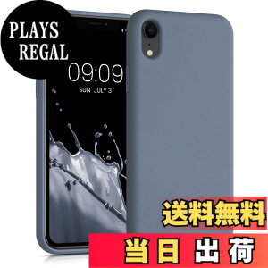 �y���������zkwmobile �X�}�z�P�[�X Apple iPhone XR�Ή� �P�[�X - �ɔ� TPU �V���R�� �}�C�N���t�@�C�o�[ �u���[�O���[