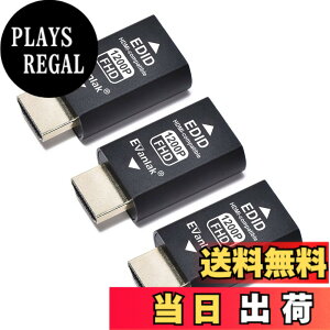�y���������zEVanlak(�C���@�����b�N) HDMI EDID�G�~�����[�^�[ �p�X�X���[ �h���O�� �G�~�����[�^�[�A�_�v�^�[�s�v ��3���� Mac Thunderbolt����HDMI�X�C�b�`/�G�N�X�e���_�[/AV���V�[�o�[/�r�f�I�X�v