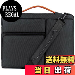 �y���������zLacdo 15.6�C���` 360°�ی� �ϏՌ� �m�[�gPC�p�V�����_�[�o�b�O �X���[�u�P�[�X �Ή� 15-15.6 Acer Aspire 5, Predator Helios, Chromebook, HP Pavilion, ASUS, �m�[�gPC �P�[�X ���� ���������A�u���b�N