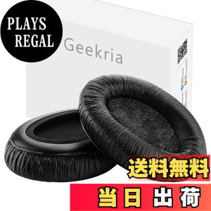 �y���������zGeekria �C���[�p�b�h QuickFit �݊��� �p�b�h �[���n�C�U�[ Sennheiser HD 280/ 280-Pro/ 281, HMD 280/ 281 �w�b�h�z���ɑΉ� �p�b�h �C���[/�C���[�J�b�v (�v���e�C�����U�[/�u���b�N)