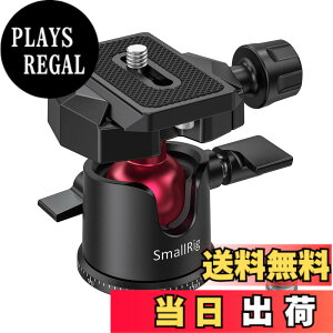 �y���������zSmallRig ���R�_�� 360�x��]�� �A���~�� �A���J�X�C�X�v���[�g 3/8-1/4�l�W�A�_�v�^�[�t��-BUT2665