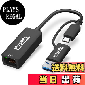 �y���������zPlugable USB �C�[�T�l�b�g�A�_�v�^�[ 2.5Gbps �l�b�g���[�N Type-C USB3.0 �Ή� �L�� LAN�AWindows�AmacOS�ALinux �݊�