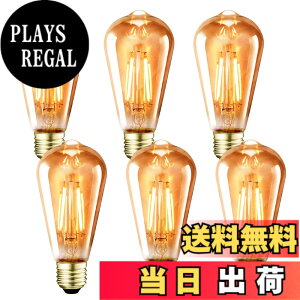 �y���������zLVWIT �G�W�\���d�� E26���� LED�d�� 60W�` �G�W�\�������v �G�W�\���o���u ST64 6W �d���F ���F ���ߐF 720LM �t�B�������g �d�� �ȃG�l ���g�� �y���_���g �V�[�����O �X�^���h ������