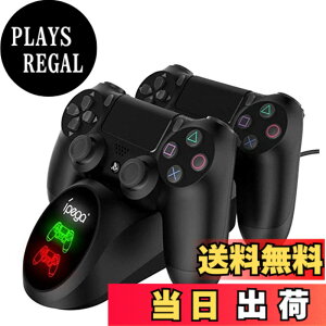 �y���������zChayoo PS4 �R���g���[���[ �[�d�� DUALSHOCK4 �[�d �X�^���h LED�w�������v�t�� 2�䓯���[�d�\ PS4/PS4 Pro/PS4 Slim�ɑΉ�