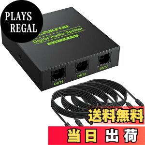 �y���������zLiNKFOR SPDIF/TosLink ���f�W�^�� ���z�� 1����3�o�� LPCM2.0 DTS Dolby-AC3�ɑΉ� �����O�k 4PCS���P�[�u���t�� PS3/XBOX/Blue-Ray/DVD�v���[���[/HDTV/STB/�A���v�ɑΉ�