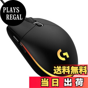 �y���������zLogicool G �Q�[�~���O�}�E�X G203 �L�� �Q�[�~���O �}�E�X USB �ڑ� G203-BK �y�� 85g LIGHTSYNC RGB 6�v���O�����{�^�� �u���b�N PC windows mac �������K�i �y �t�@�C�i���t�@���^�W�[ XIV ��