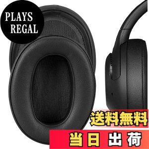 �y���������zGeekria �C���[�p�b�h�݊��� �p�b�h �\�j�[ Sony WH-XB900N/ WH-CH710N/ WH-CH720N/ WH-RF400/ MDR-RF895RK �w�b�h�z���ɑΉ� �p�b�h �C���[/�C���[�J�b�v (�v���e�C�����U�[/�u���b�N)