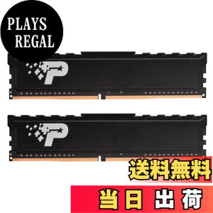 �y���������zPatriot Memory Signature Premium Line Series DDR4 3200MHz PC4-25600 32GB�L�b�g (2 x 16GB) �f�X�N�g�b�v�p������ �q�[�g�V���N�t PSP432G3200KH1