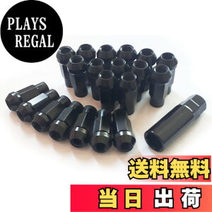 �y���������zGARAGE-K ���[�V���O�i�b�g�Z�b�g �ђ� �X�`�[�� �z�C�[���i�b�g 20�� P1.25 17HEX 48mm �����O ���O�i�b�g �\�P�b�g�t�� JDM USDM (�u���b�N)