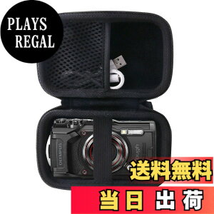�y���������zOLYMPUS(�I�����p�X) Tough TG-7/TG-6/TG-5/TG-4 �f�W�^���J������p���[�P�[�X-WERJIA (storage case-Black)