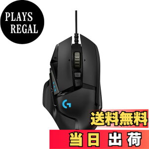 �y���������zLogicool G �Q�[�~���O�}�E�X G502 �L�� USB �ڑ� �}�E�X HERO 25K�Z���T�[ G502RGBhr LIGHTSYNC RGB 11�v���O�����{�^�� FPS / MMO / RPG �u���b�N PC windows mac �������K�i �y �t�@�C�i���t�@���^�W