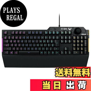 �y���������zASUS �Q�[�~���O�L�[�{�[�h RA04 TUF GAMING K1/JP ��p�{�����[���m�u �h�� RGB�Ɩ� ���X�g���X�g