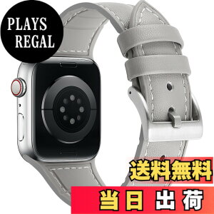 �y���������z�R���p�`�u�� Apple Watch �o���h 41mm 40mm 38mm�A�R���p�`�u��iWatch�ʗp�x���g Apple Watch SE2 SE Series 9/8/7/6/5/4/3/2/1�ɑΉ� ���U�[�V���R����̌^�����X�g���b�v (38mm 40mm 41mm�A�O���[)