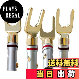 �y���������zCleqee 4�{ 24K�����b�L �X�s�[�J�[�v���O Y�^�v���O Y���O�[�q �˂����ݎ� ���͂񂾒[�q �X�s�[�J�[ �^�[�~�i��DIY�p�X�s�[�J�[�P�[�u���R�l�N�^