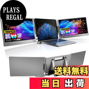 �y���������zROADOM �f���A�����j�^�[ 15.6�C���` �g���v�����j�^�[ Type-C �P�[�u��1�{�ڑ�(DisplayPort�|�[�g)/USB2.0����g���Ή� 13~17�C���`�m�[�g�p�\�R���p 3��� ���o�C���f���A���f�B�X�v���C 