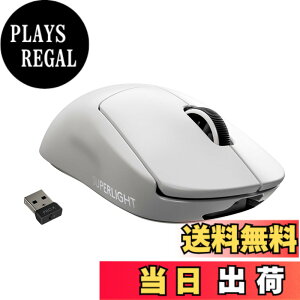 �y���������zLogicool G PRO X SUPERLIGHT ���C�����X �Q�[�~���O�}�E�X G-PPD-003WL-WH �y�� 63g���� LIGHTSPEED HERO 25K�Z���T�[ POWERPLAY ���� �[�d �Ή� �Q�[�~���O �}�E�X �z���C�g PC windows �������K�i