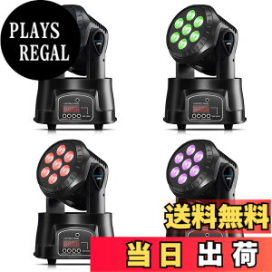 �y���������zBETOPPER ���[�r���O���C�g 7x8W RGBW LED ����Ɩ��f�B�X�R���C�g �X�e�[�W���C�g7�F�ϊ� DMX512 9/14CH �p�[�e�B���C�g DJ disco light for party ������] �����A�� ������/�p�[�e�B�[/�J���I