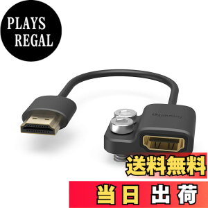 �y���������zSmallRig HDMI-A to HDMI-A�ϊ��A�_�v�^�[ HDMI-AM�i�I�X�j �� HDMI-AF�i���X�j�A�_�v�^�[�P�[�u�� BMPCC 4K & 6K, A7SIII, GH5 & S1H�ȂǑΉ� 14cm 4K@60HZ-3019